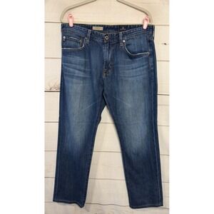AG Adriano Goldschmied The Graduate Tailored Leg Mens Jeans 34x34 Blue Denim